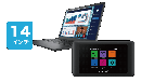 SoftBank 601HW 20GB 14インチノートPCレンタル [スタンダードモデル]セット