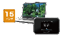 SoftBank 809SH 100GB ノートパソコン[スタンダードモデル]セット