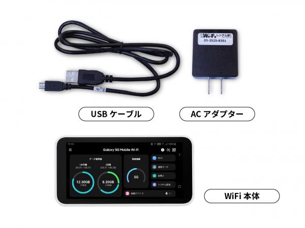 UQ WiMAX Galaxy 5G WiFi モバイルバッテリーセット