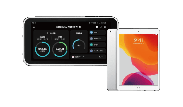 WiMAX Galaxy 5G WiFi iPadセット