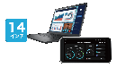 UQ WiMAX Galaxy 5G WiFi 14インチノートPCレンタル [スタンダードモデル]セット