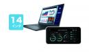UQ WiMAX Galaxy 5G WiFi 14インチノートPCレンタル [スタンダードモデル]セット