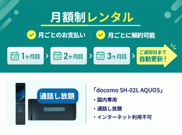 【定期】docomo ケータイ電話