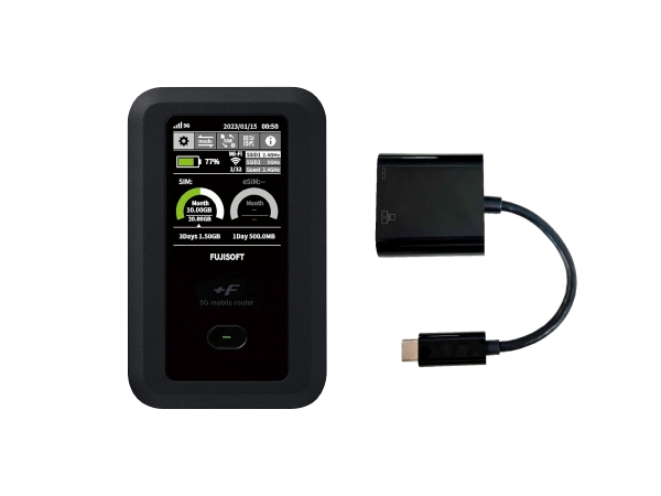 docomo FS050W 無制限 有線LANアダプタセット